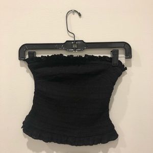 NWOT Urban Outfitters - Black Ruffle Tube Top